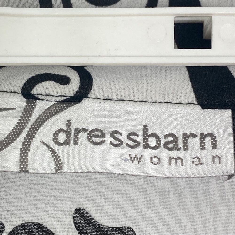 Dress Barn Woman 3X V Neck Top BoHo Graphic - Picture 3 of 9